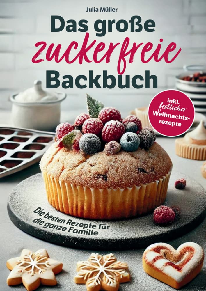 Das große zuckerfreie Backbuch - Die besten Rezepte für die ganze Familie - Einfache, schnelle und g