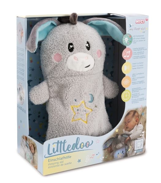 NICI - My First - Baby Einschlafhilfe Esel Littledoo in Geschenkbox
