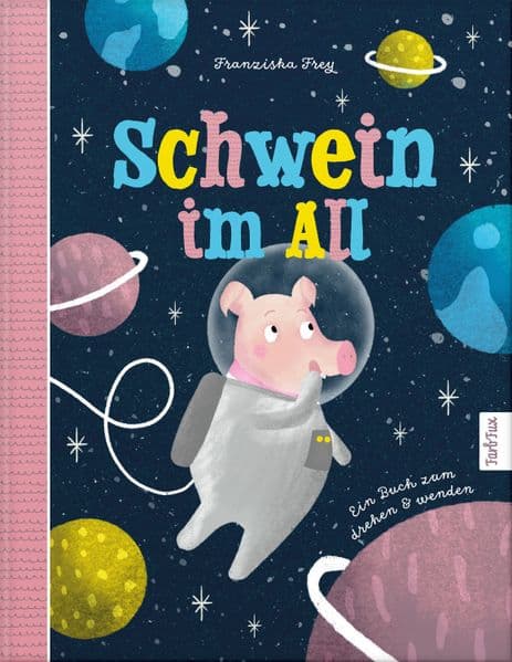 Schwein im All - Roboter im Stall: Ein grandios gereimtes Doppelabenteuer, das spielerisch erklärt, wie Kommunikation Brücken zwischen Welten bauen kann! Ein Wendebuch ab 3