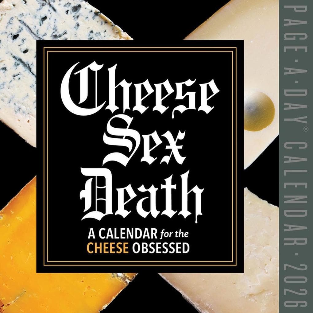 Cheese Sex Death Page-A-Day(r) Calendar 2026