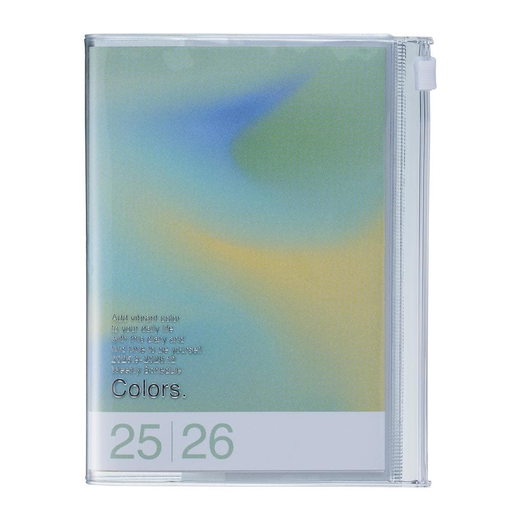 MARK'S 2025/26 Taschenkalender, A6 Gradient // Green