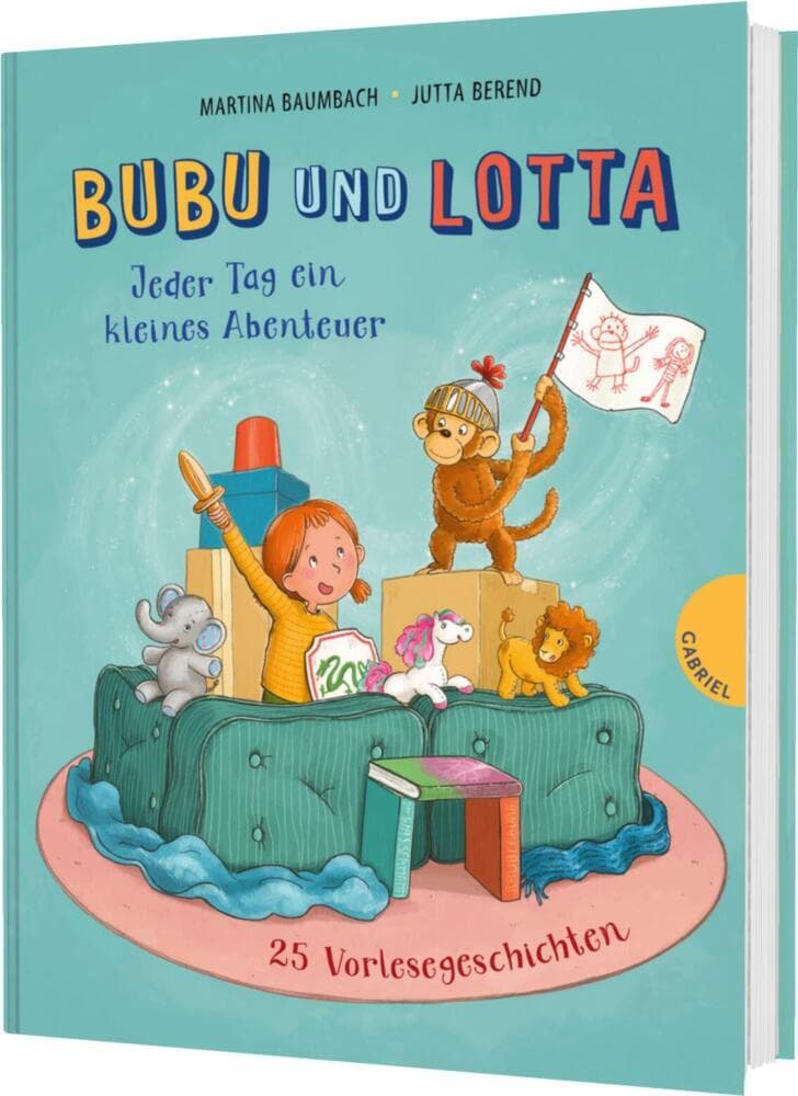 Bubu und Lotta: Jeder Tag ein kleines Abenteuer | 25 Vorlesegeschichten ab 4 Jahren - mit Kuscheltier-Affe Bubu, bekannt aus dem Betthupferl
