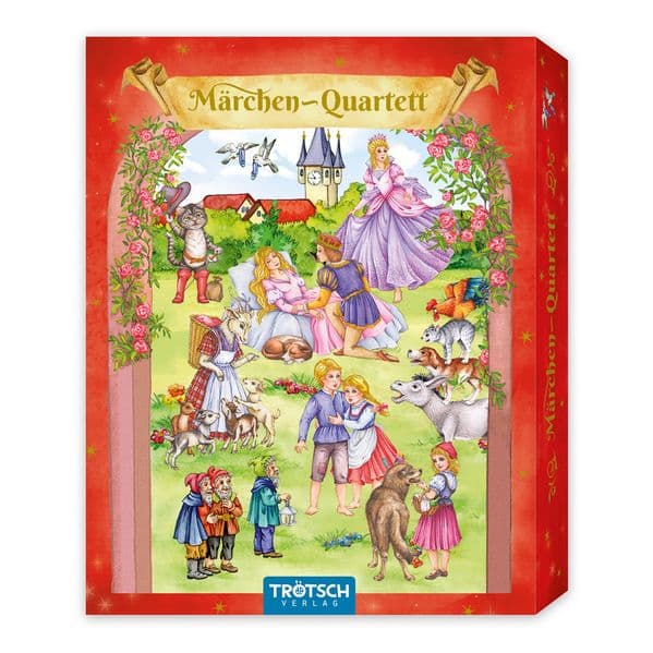 TRÖTSCH - Quartett Spiel Kartenspiel Märchen | Ab 3 Jahren