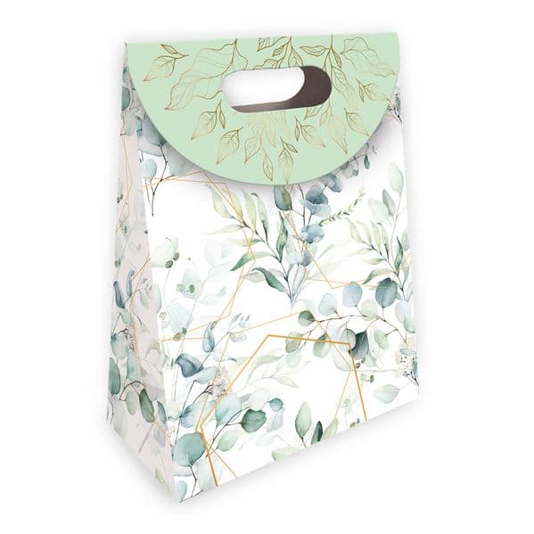 TRÖTSCH - Geschenktasche mit Verschluss medium Gardendream