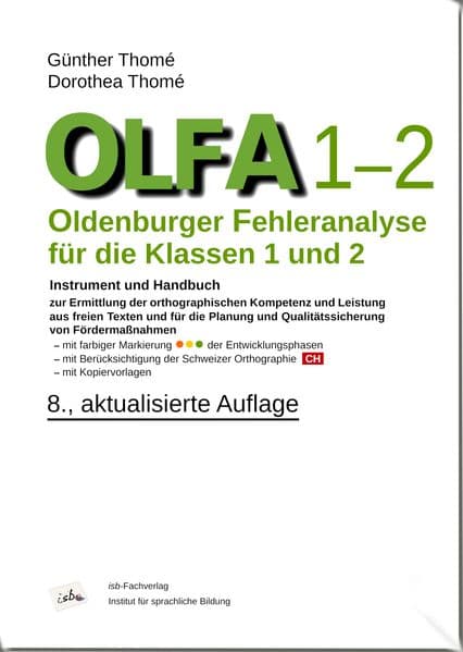OLFA 1-2: Oldenburger Fehleranalyse für die Klassen 1 und 2.