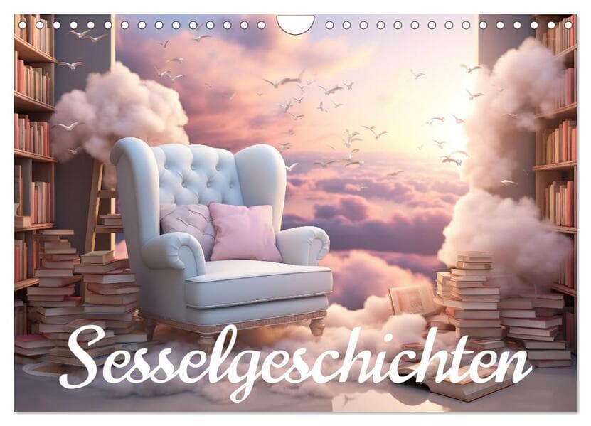 Sesselgeschichten (Wandkalender 2026 DIN A4 quer), CALVENDO Monatskalender