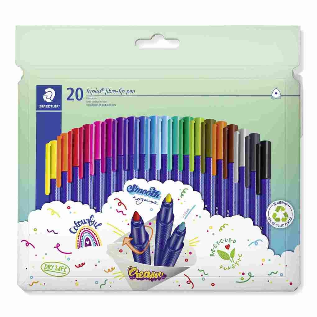 STAEDTLER triplus color 323 Fasermaler, 20er Set, 323 C20