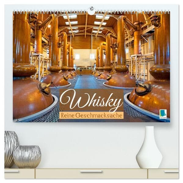 Whisky: Reine Geschmacksache (hochwertiger Premium Wandkalender 2026 DIN A2 quer), Kunstdruck in Hochglanz