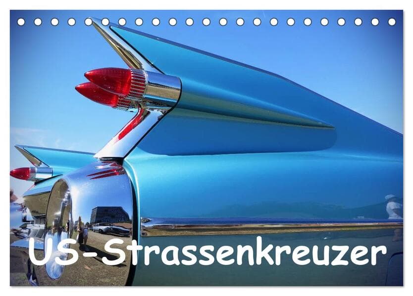 US-Strassenkreuzer (Tischkalender 2026 DIN A5 quer), CALVENDO Monatskalender