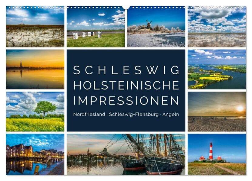 Schleswig-Holsteinische Impressionen (Wandkalender 2026 DIN A2 quer), CALVENDO Monatskalender
