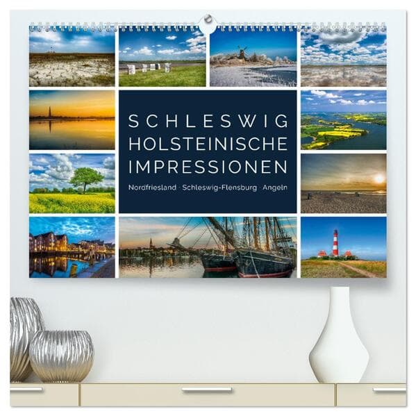 Schleswig-Holsteinische Impressionen (hochwertiger Premium Wandkalender 2026 DIN A2 quer), Kunstdruck in Hochglanz