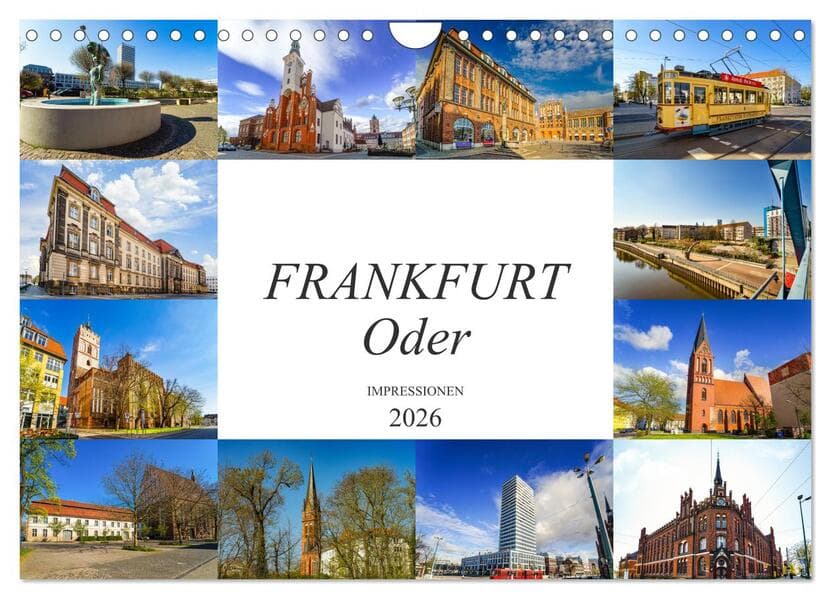 Frankfurt Oder Impressionen (Wandkalender 2026 DIN A4 quer), CALVENDO Monatskalender
