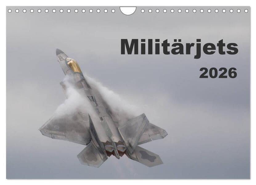 Militärjets (Wandkalender 2026 DIN A4 quer), CALVENDO Monatskalender