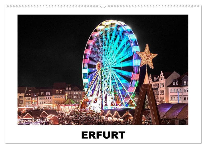 Erfurt (Wandkalender 2026 DIN A2 quer), CALVENDO Monatskalender