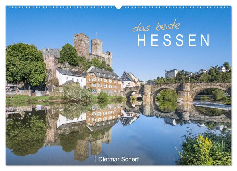 Das beste Hessen (Wandkalender 2026 DIN A2 quer), CALVENDO Monatskalender