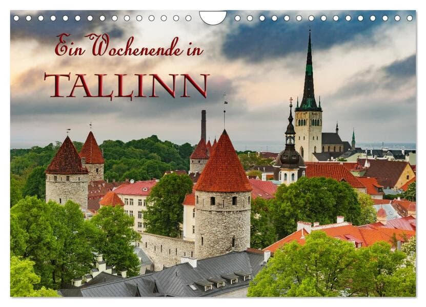 Ein Wochenende in Tallinn (Wandkalender 2026 DIN A4 quer), CALVENDO Monatskalender