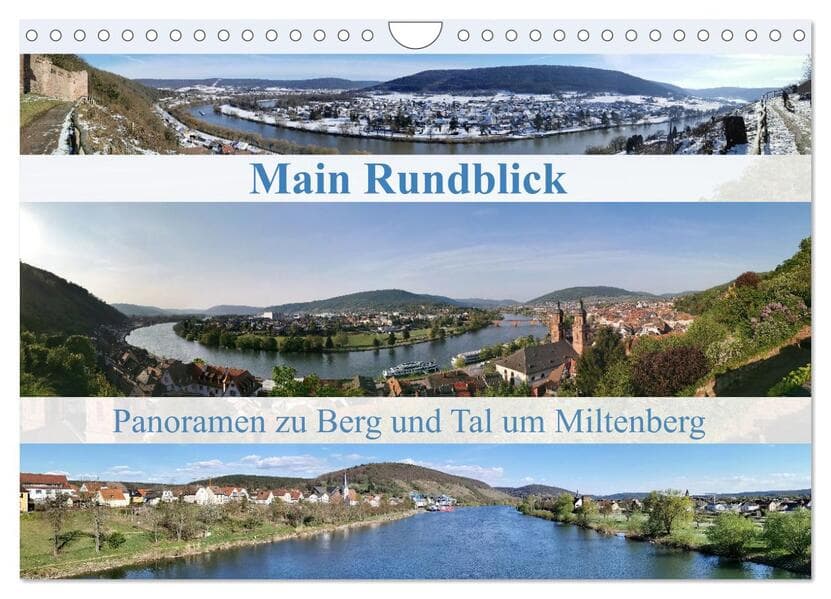 Main Rundblick (Wandkalender 2026 DIN A4 quer), CALVENDO Monatskalender