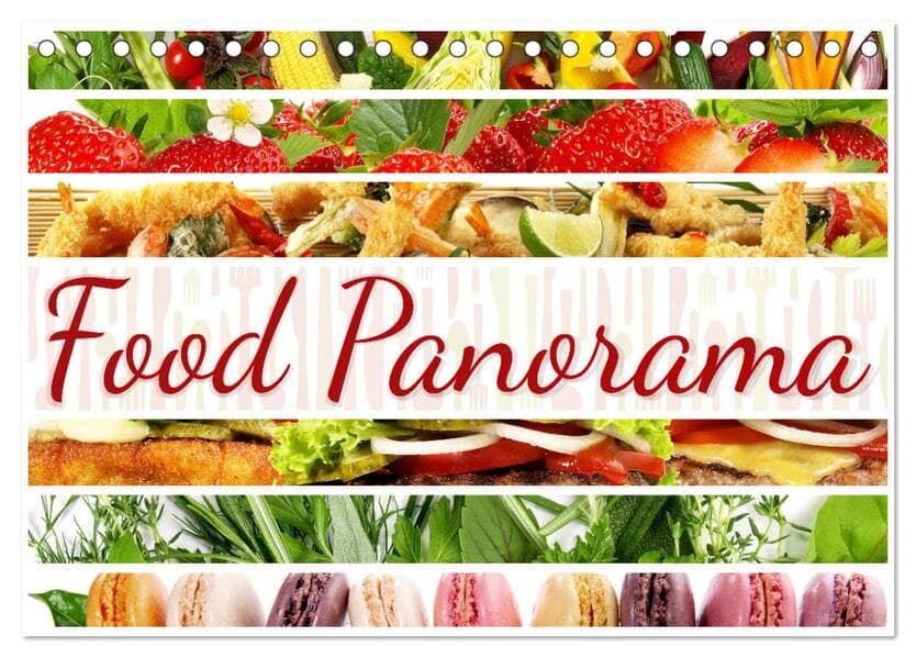 Food Panorama - Küchenkalender 2026 (Tischkalender 2026 DIN A5 quer), CALVENDO Monatskalender