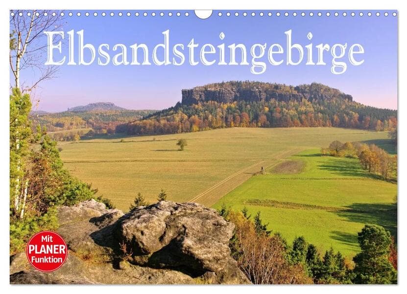 Elbsandsteingebirge (Wandkalender 2026 DIN A3 quer), CALVENDO Monatskalender