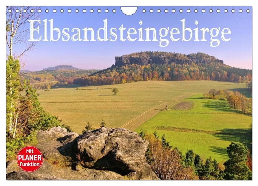 Elbsandsteingebirge (Wandkalender 2026 DIN A4 quer), CALVENDO Monatskalender