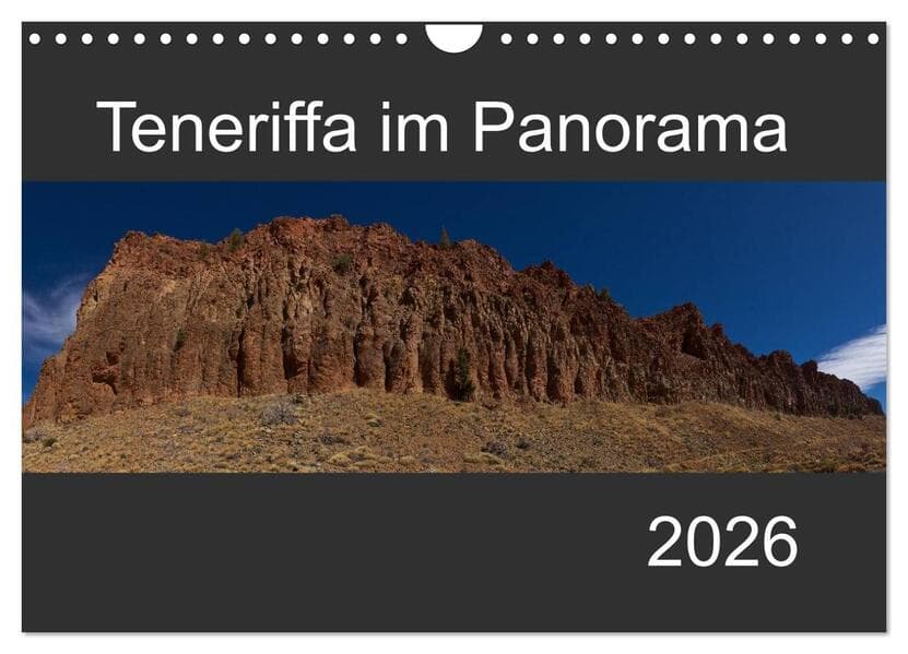 Teneriffa im Panorama (Wandkalender 2026 DIN A4 quer), CALVENDO Monatskalender