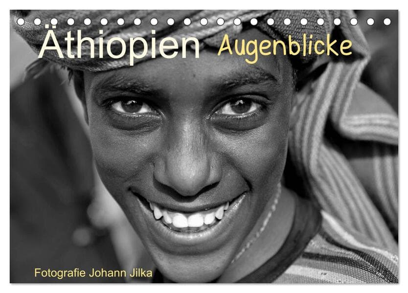 Äthiopien Augenblicke (Tischkalender 2026 DIN A5 quer), CALVENDO Monatskalender