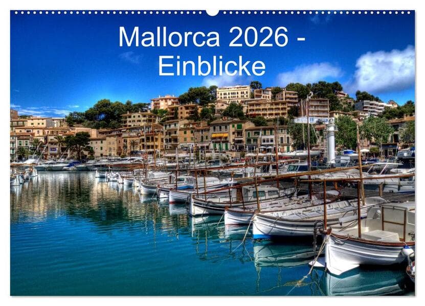 Mallorca 2026 - Einblicke (Wandkalender 2026 DIN A2 quer), CALVENDO Monatskalender