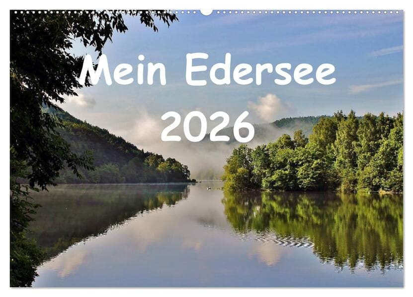 Mein Edersee 2026 (Wandkalender 2026 DIN A2 quer), CALVENDO Monatskalender