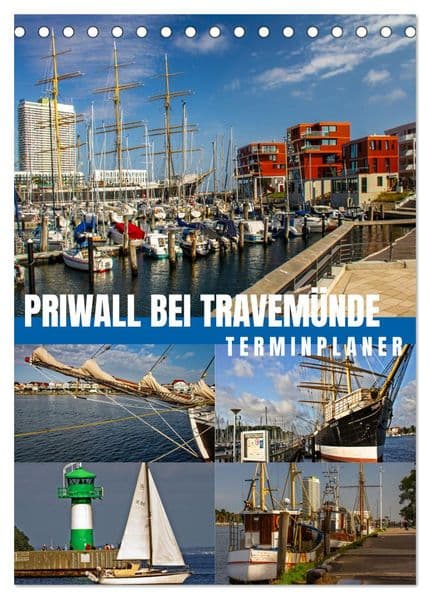 Priwall bei Travemünde - Terminplaner (Tischkalender 2026 DIN A5 hoch), CALVENDO Monatskalender