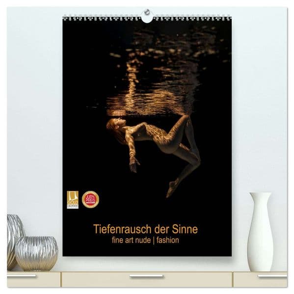 Tiefenrausch der Sinne (hochwertiger Premium Wandkalender 2026 DIN A2 hoch), Kunstdruck in Hochglanz: Fotokalender von Frauen unter Wasser