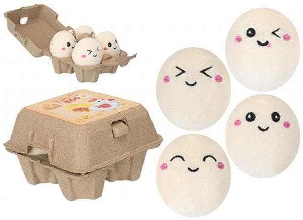 4er Foodies Plüsch Egg Box