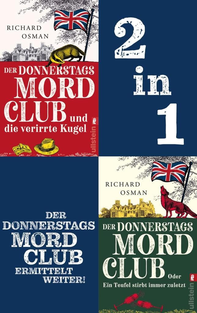 Zwei Bände der Donnerstagsmordclub-Serie