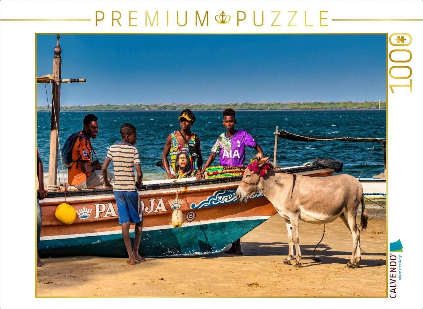 CALVENDO Puzzle Sieger des Esel-Schönheitswettbewerbs | 1000 Teile Lege-Größe 64x48cm Foto-Puzzle für glückliche Stunden