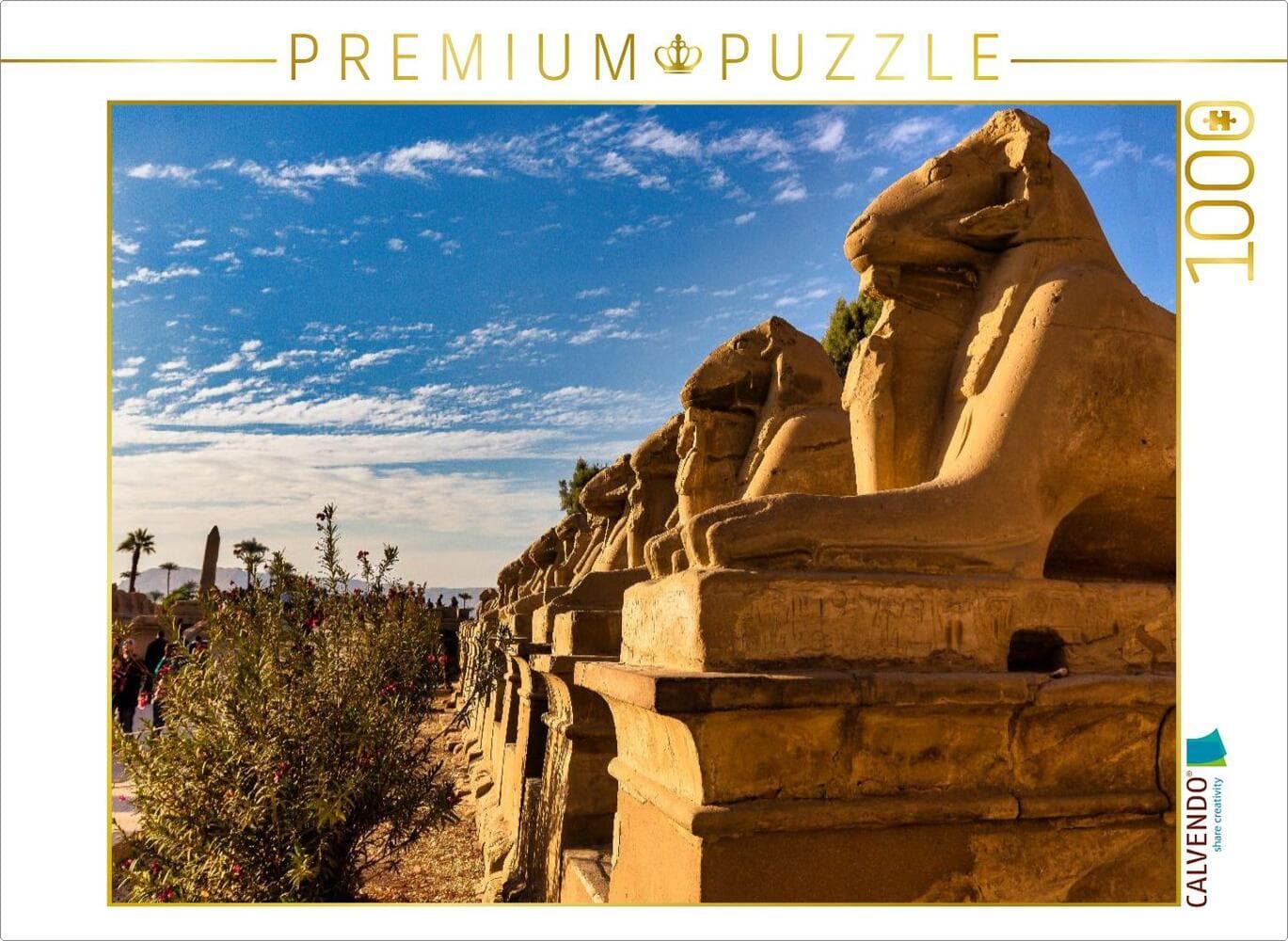 CALVENDO Puzzle Karnak Tempel, Luxor | 1000 Teile Lege-Größe 64x48cm Foto-Puzzle für glückliche Stunden
