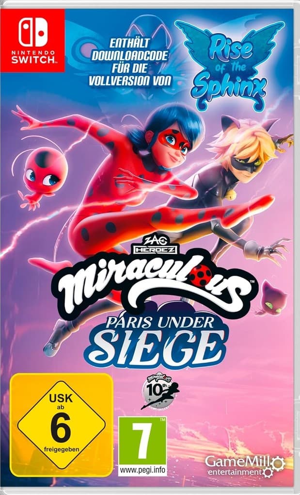 Miraculous Double Pack - Paris Under Siege / Rise of the Sphinx (Nintendo Switch)