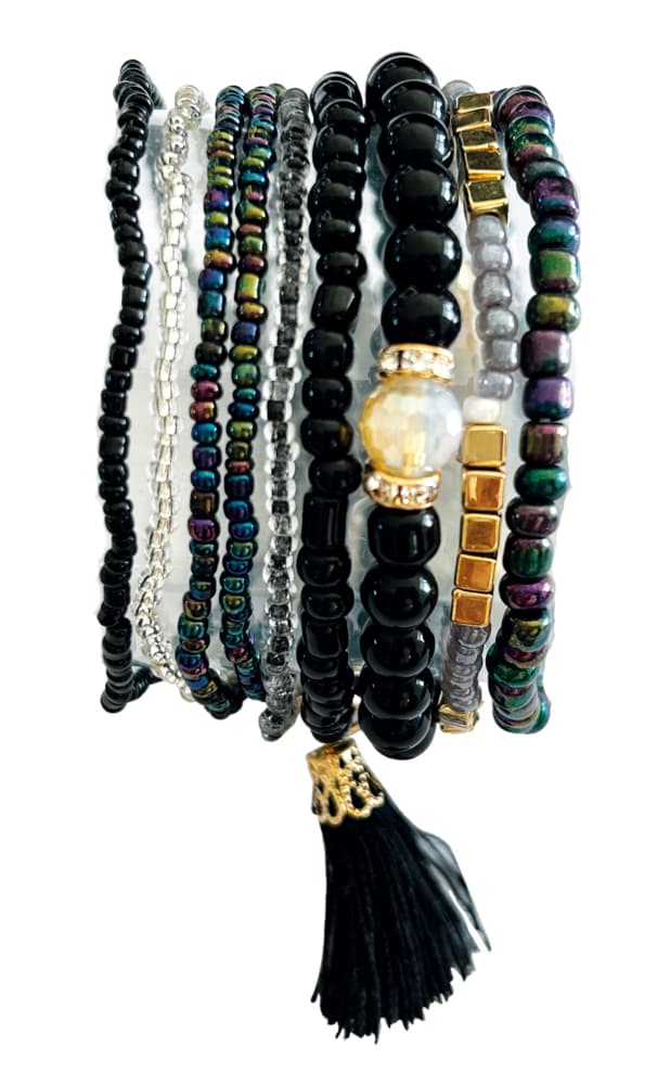 DIY Armband-Set, schwarz
