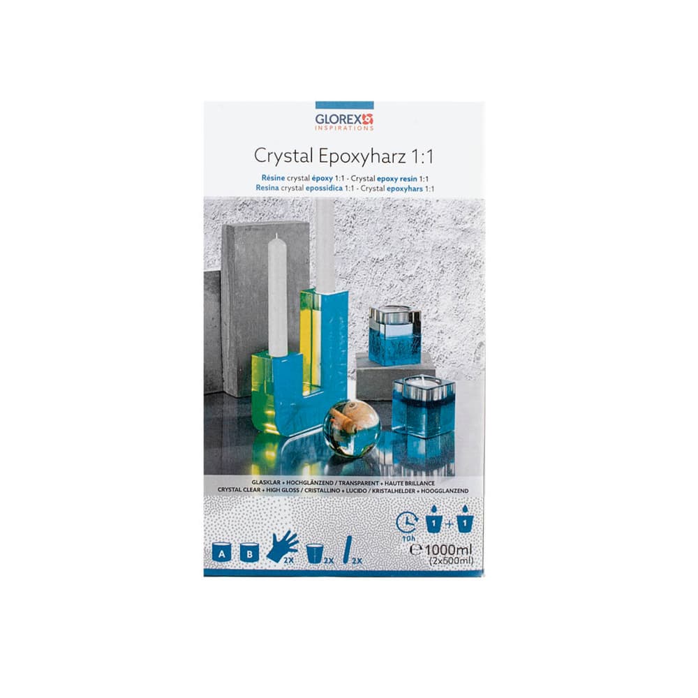 Crystal Epoxyharz 1:1 1000ml (2x500ml)