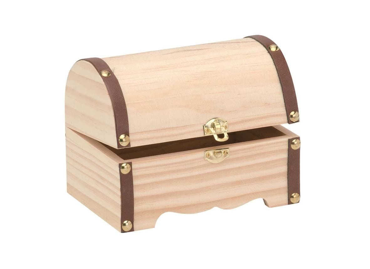 Schatztruhe 150x100x100mm Kiefer NZ