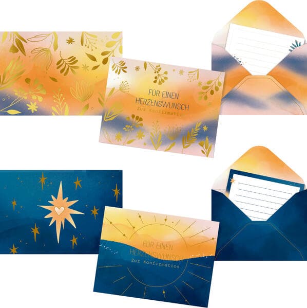 Mini-Geldkuverts - Für einen Herzenswunsch