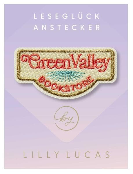 Leseglück-Anstecker 'Green Valley Bookstore'