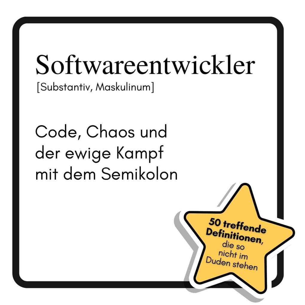Softwareentwickler: Code, Chaos und der ewige Kampf mit dem Semikolon