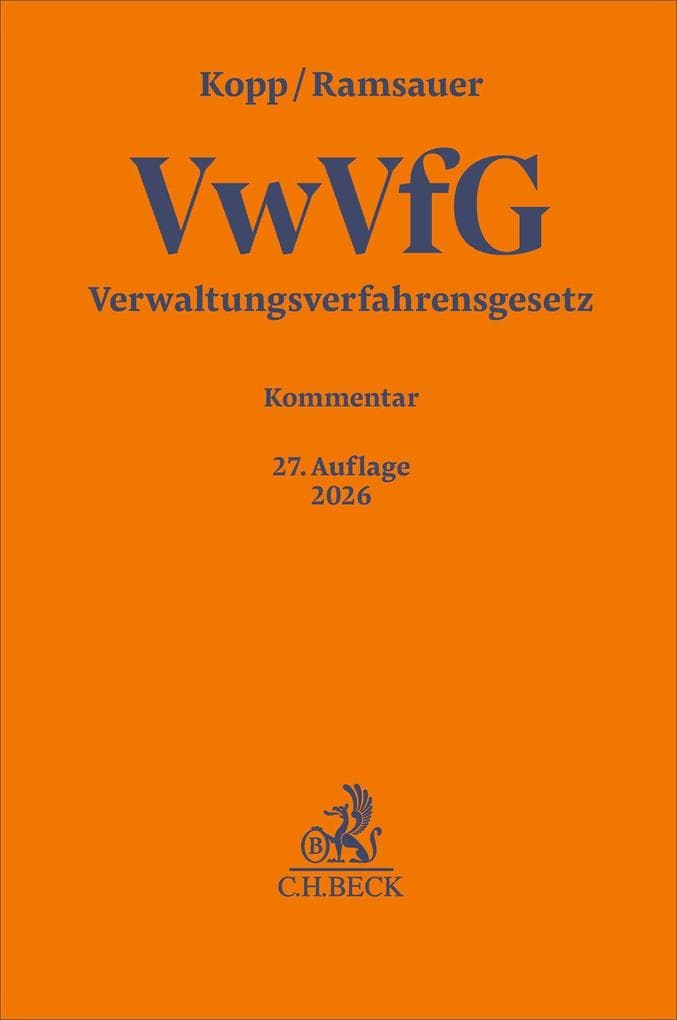 Verwaltungsverfahrensgesetz. VwVfG