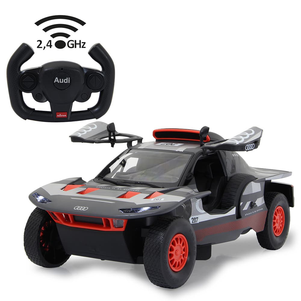 Jamara - AUDI RS Q e-tron E2 1:14 grau 2,4GHz Tür manuell