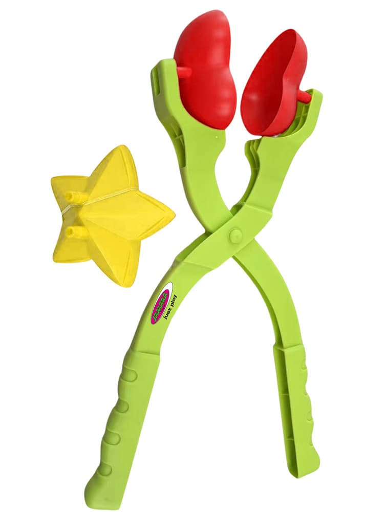 Snow Play Schneeballzange Herz und Stern 2in1