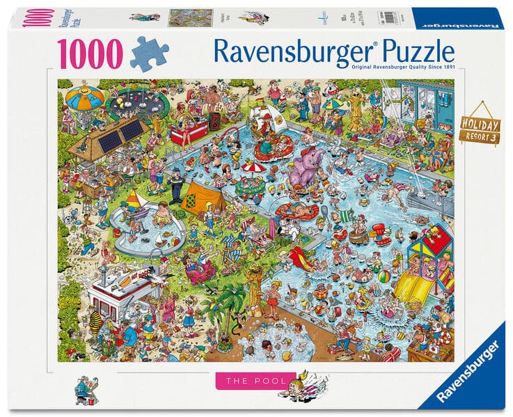 Erwachsenenpuzzle 1000 Teile - Ray Nicholson - Der Pool