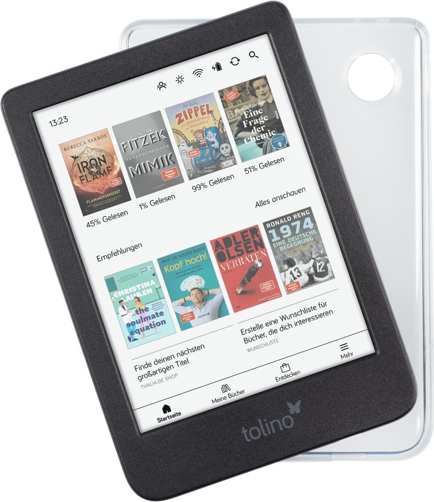 tolino shine Schutzhülle transparent