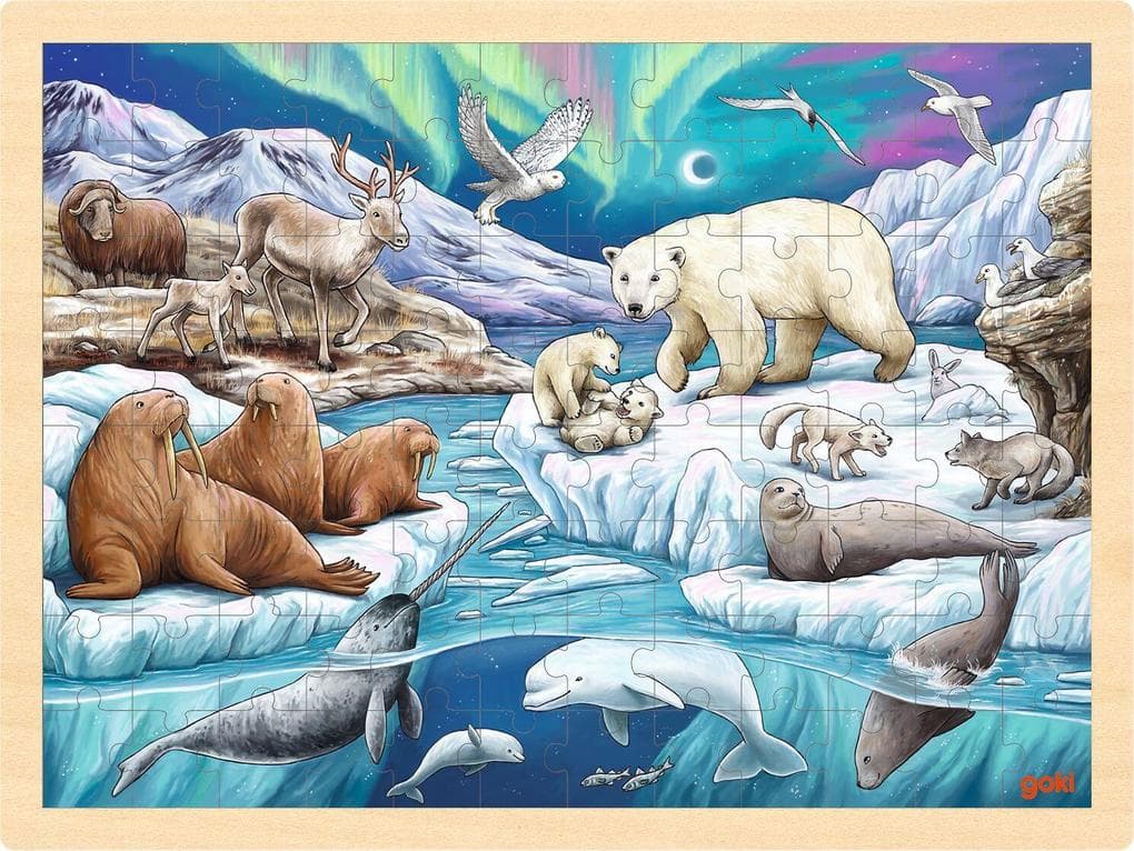 Einlegepuzzle Polarnacht