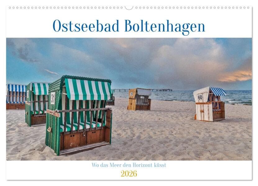 Ostseebad Boltenhagen (Wandkalender 2026 DIN A2 quer), CALVENDO Monatskalender