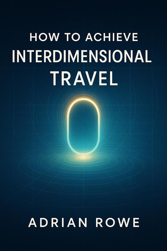 How To Achieve Interdimensional Travel (The Secrets of Interdimensional Travel, #1)