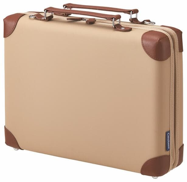 Carchette Carry Case Slim (Beige) - Tragekoffer mit Schultergurt